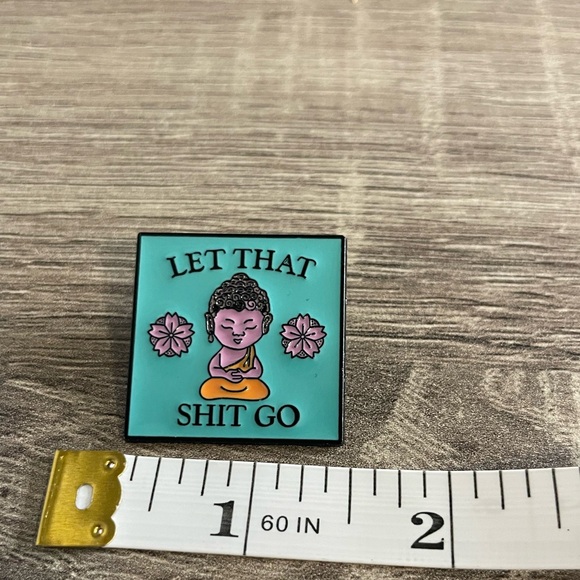 5/$25 “ let it go” buddha ‼️Immediate Shipping‼️ - Picture 3 of 3